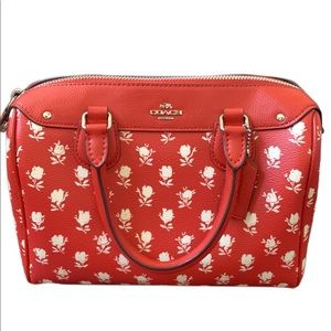 ❤️SALE❤️🎉HOST PICK🎉COACH Mini Bennett Satchel Floral Print Like New